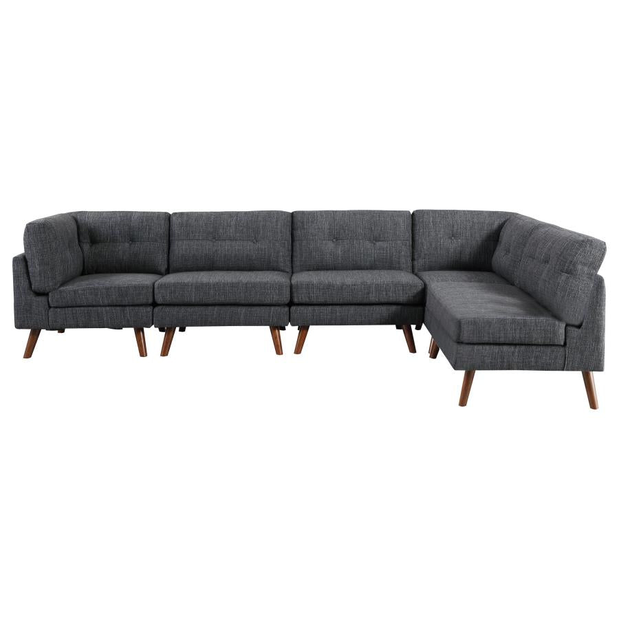 Churchill Grey 5 Pc Sectional
