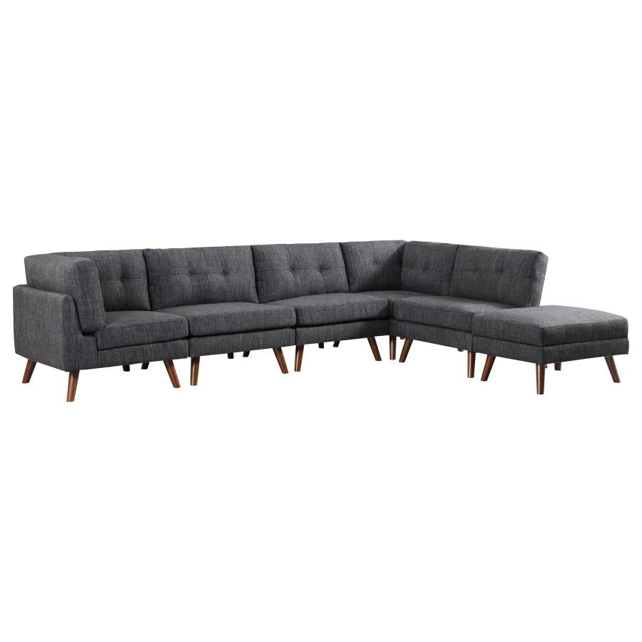 Churchill Grey 6 Pc Sectional