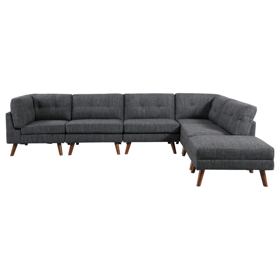 Churchill Grey 6 Pc Sectional