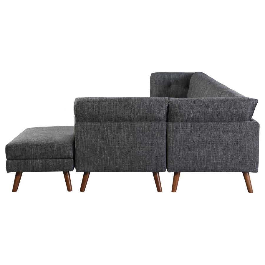 Churchill Grey 6 Pc Sectional