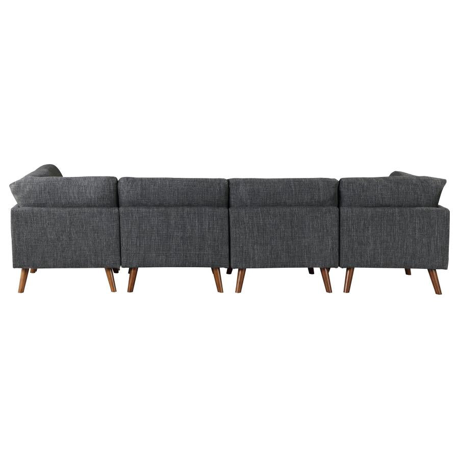 Churchill Grey 6 Pc Sectional