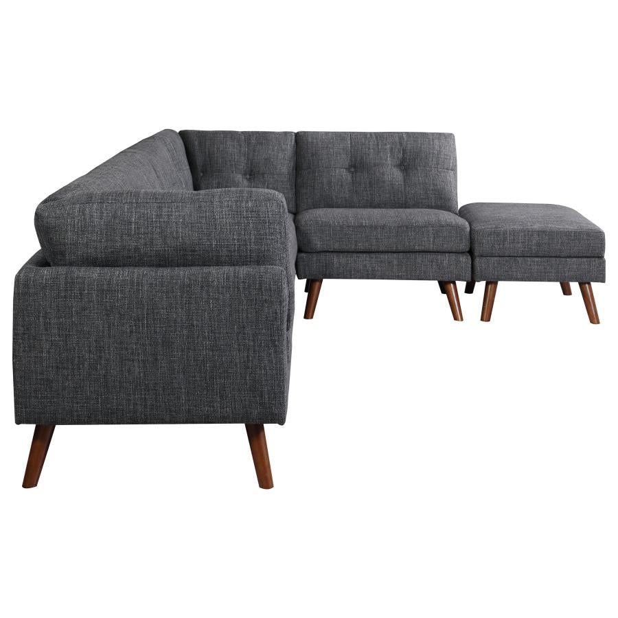 Churchill Grey 6 Pc Sectional