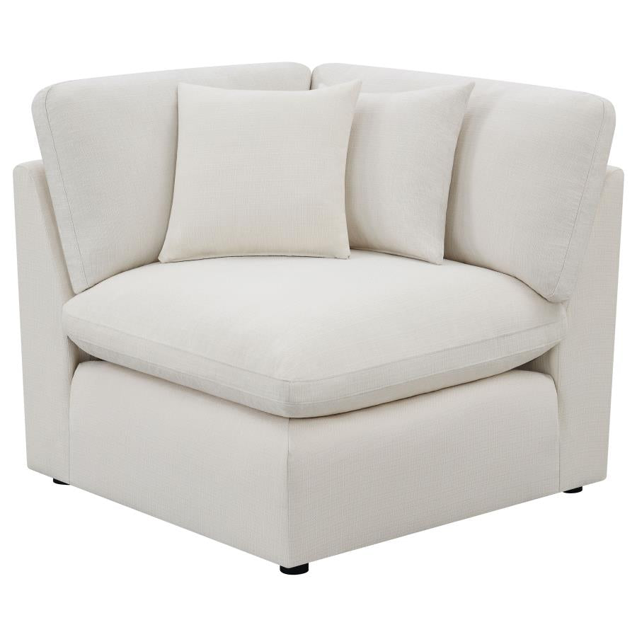 Hobson Ivory 6 Pc Sectional