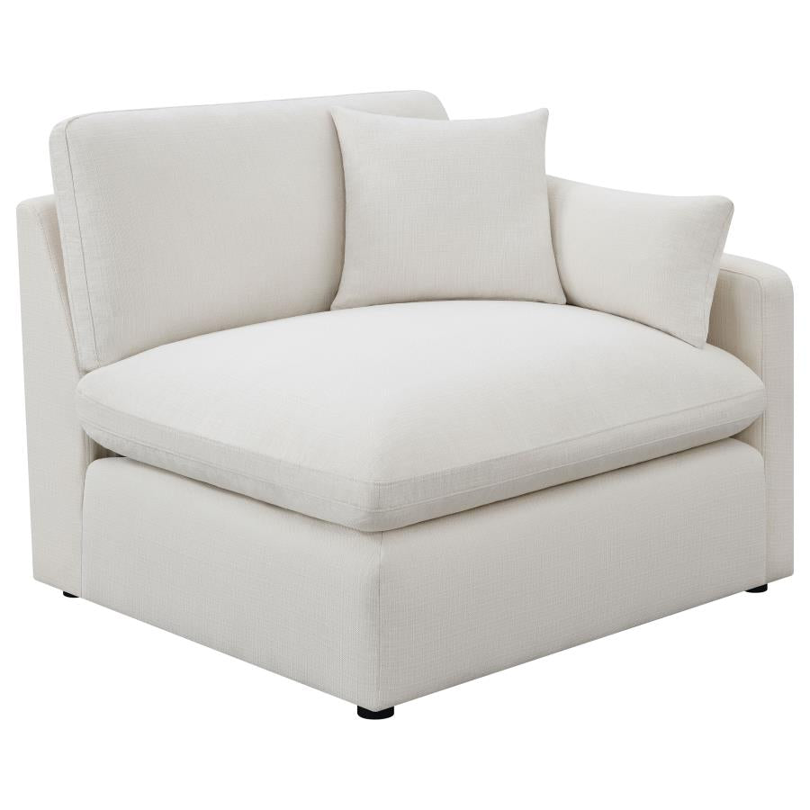 Hobson Ivory 6 Pc Sectional