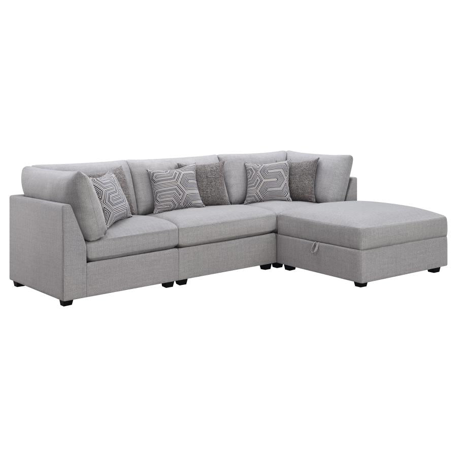 Cambria Grey 4 Pc Sectional