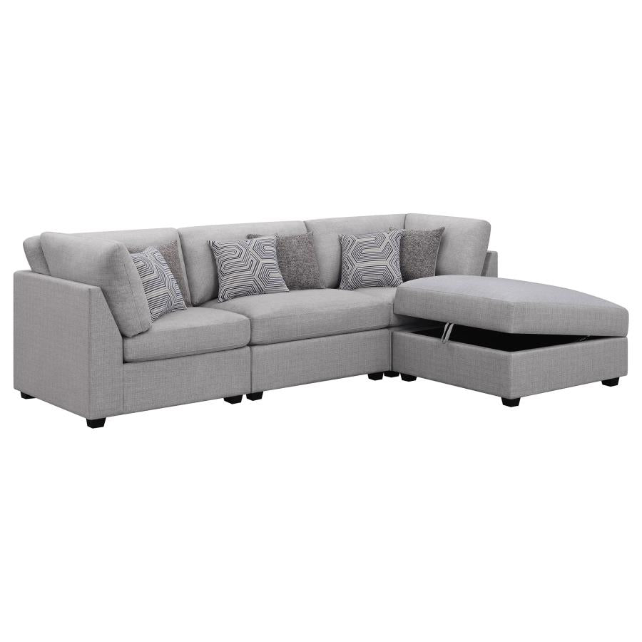 Cambria Grey 4 Pc Sectional