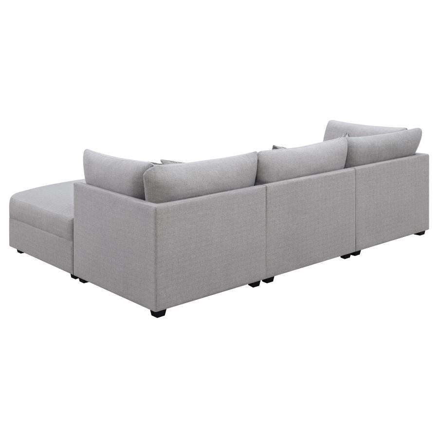 Cambria Grey 4 Pc Sectional