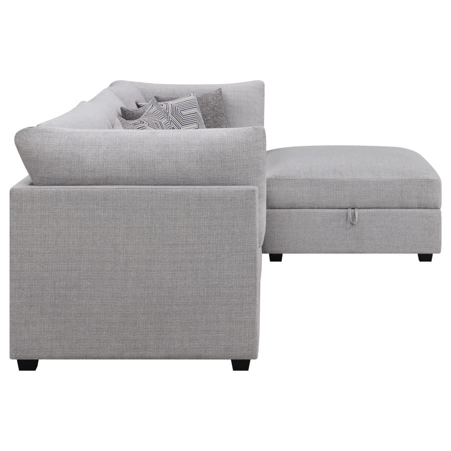 Cambria Grey 4 Pc Sectional