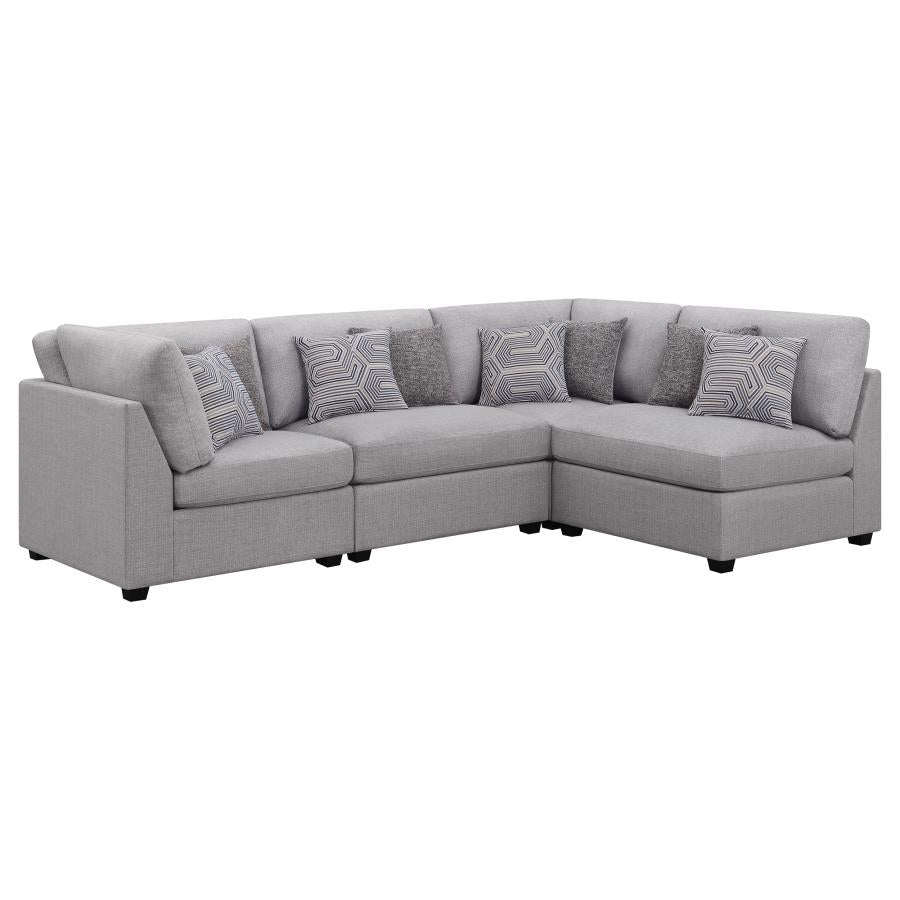 Cambria Grey 4 Pc Sectional