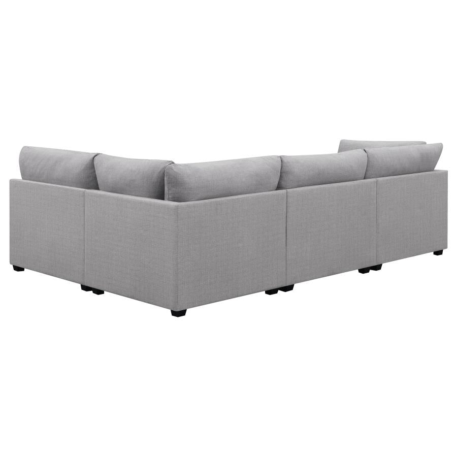 Cambria Grey 4 Pc Sectional