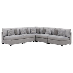 Cambria Grey 5 Pc Sectional