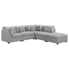 Cambria Grey 5 Pc Sectional