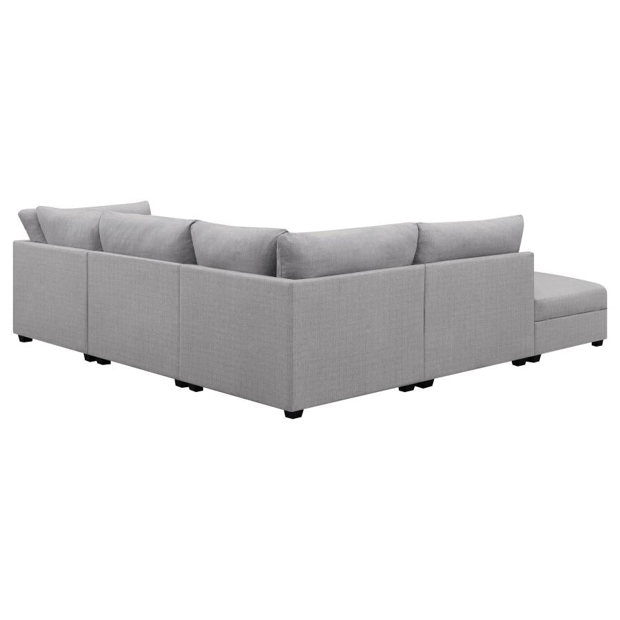Cambria Grey 5 Pc Sectional