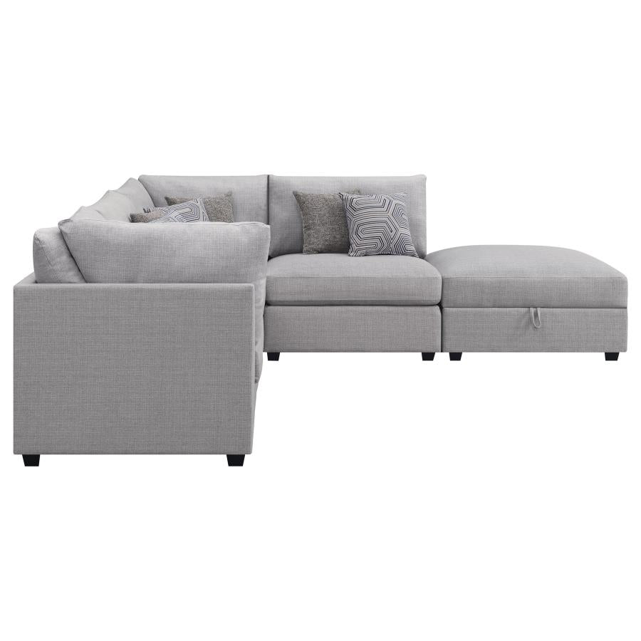Cambria Grey 5 Pc Sectional
