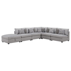 Cambria Grey 6 Pc Sectional