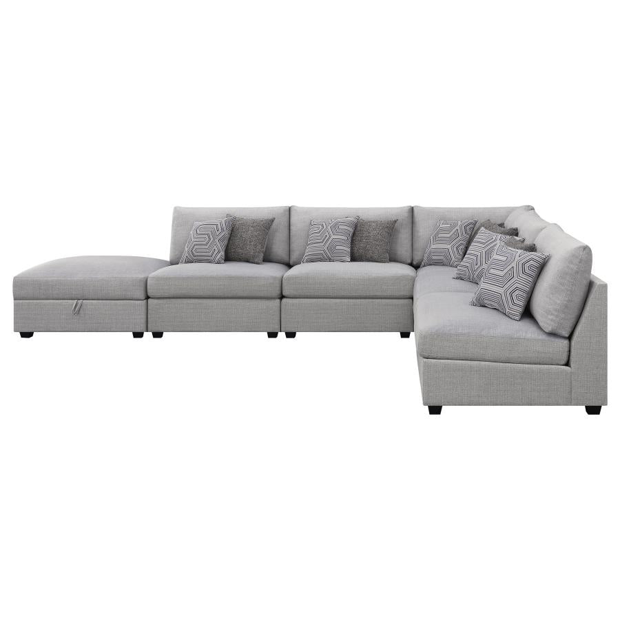 Cambria Grey 6 Pc Sectional