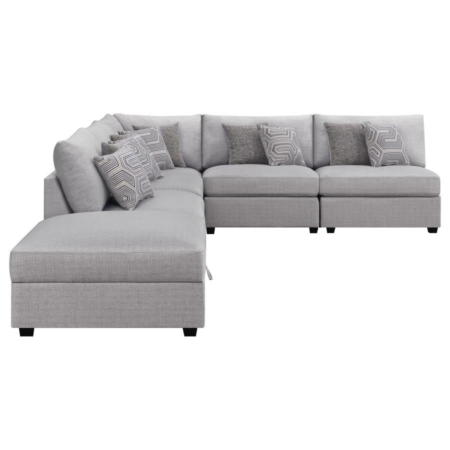 Cambria Grey 6 Pc Sectional