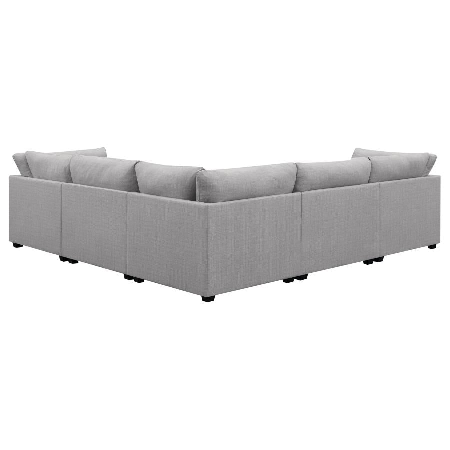 Cambria Grey 6 Pc Sectional