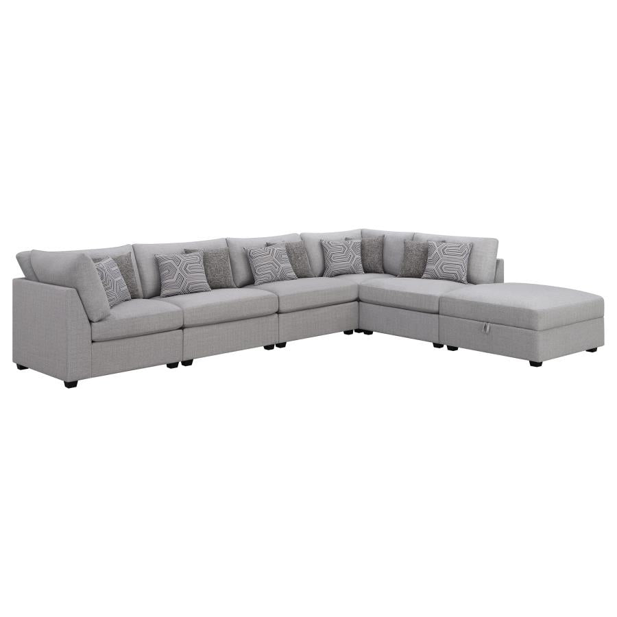 Cambria Grey 6 Pc Sectional