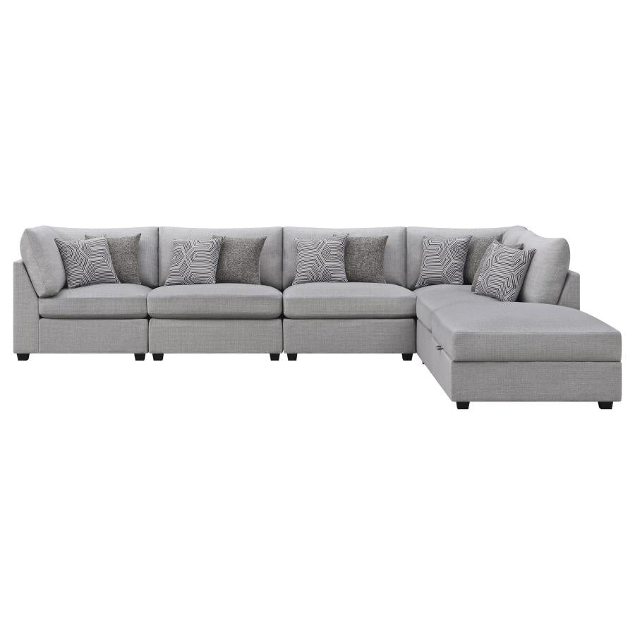 Cambria Grey 6 Pc Sectional