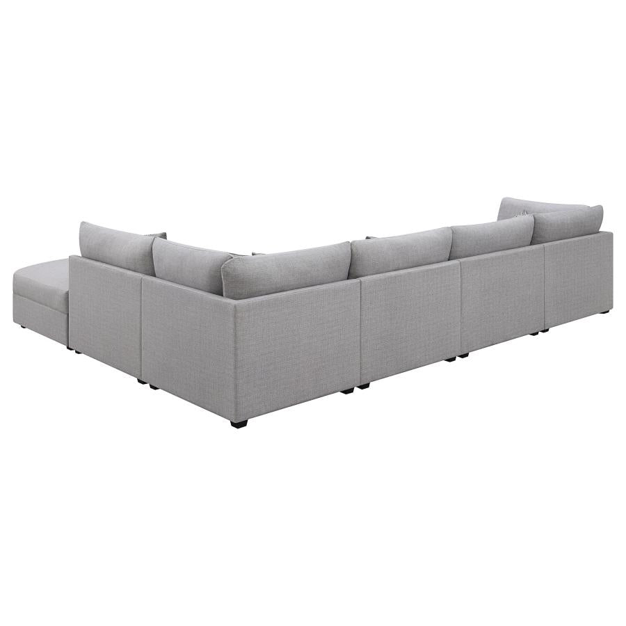 Cambria Grey 6 Pc Sectional