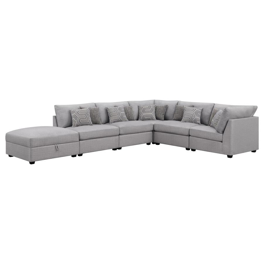 Cambria Grey 6 Pc Sectional