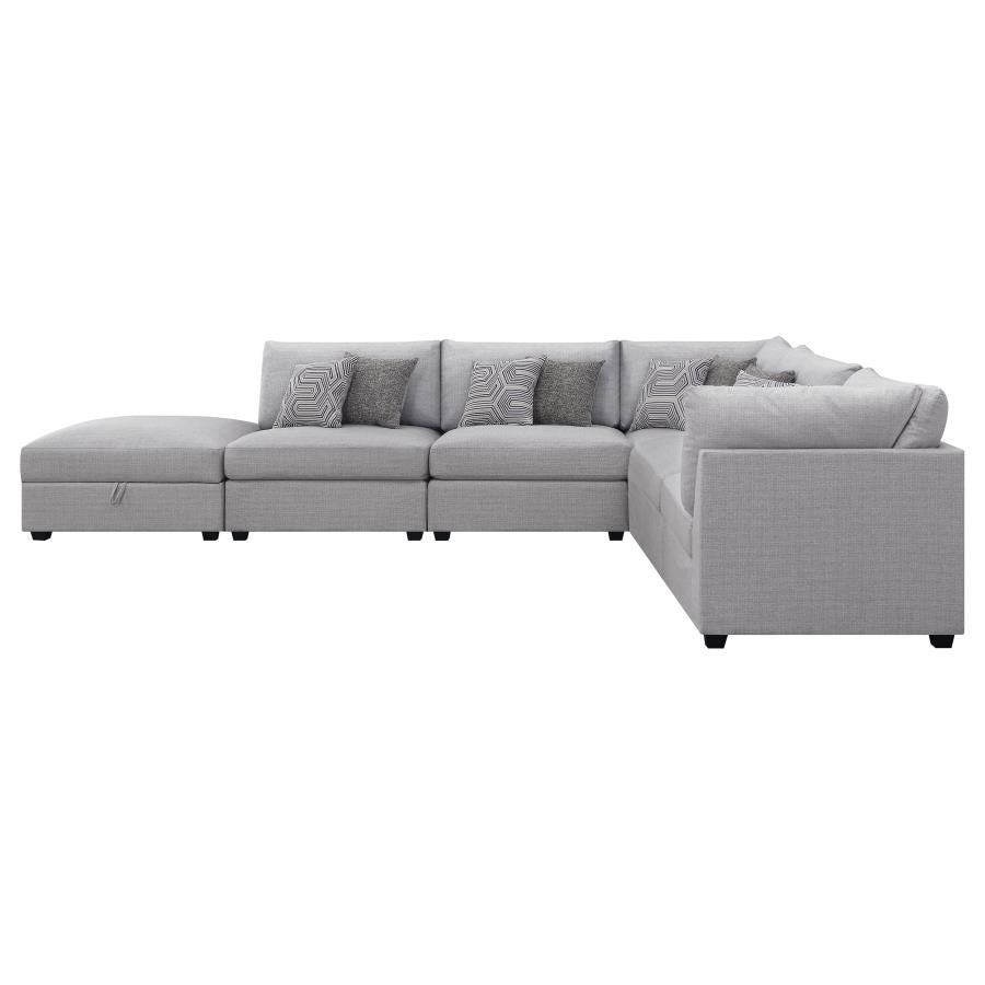 Cambria Grey 6 Pc Sectional