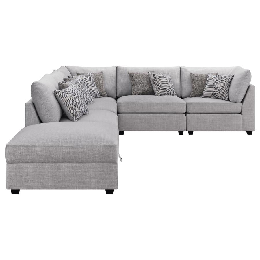 Cambria Grey 6 Pc Sectional