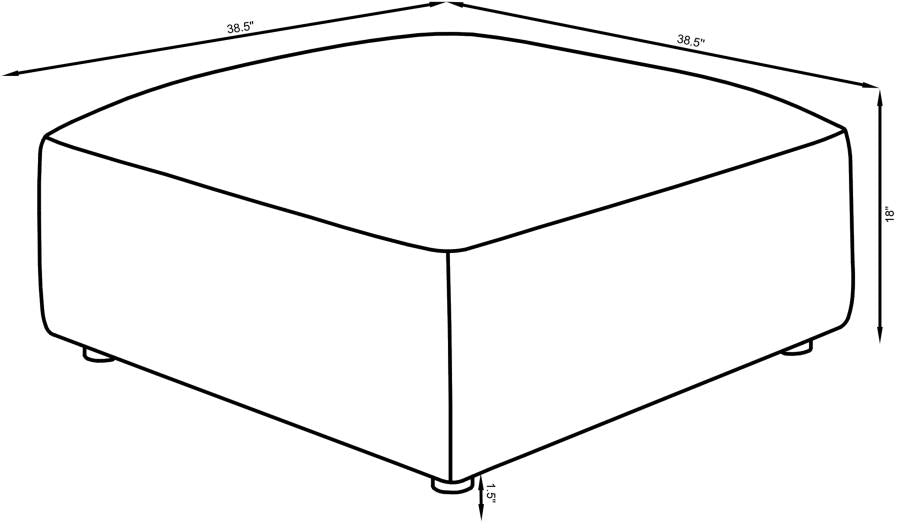 Jennifer Grey Ottoman