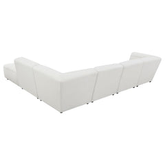 Sunny White 6 Pc Sectional