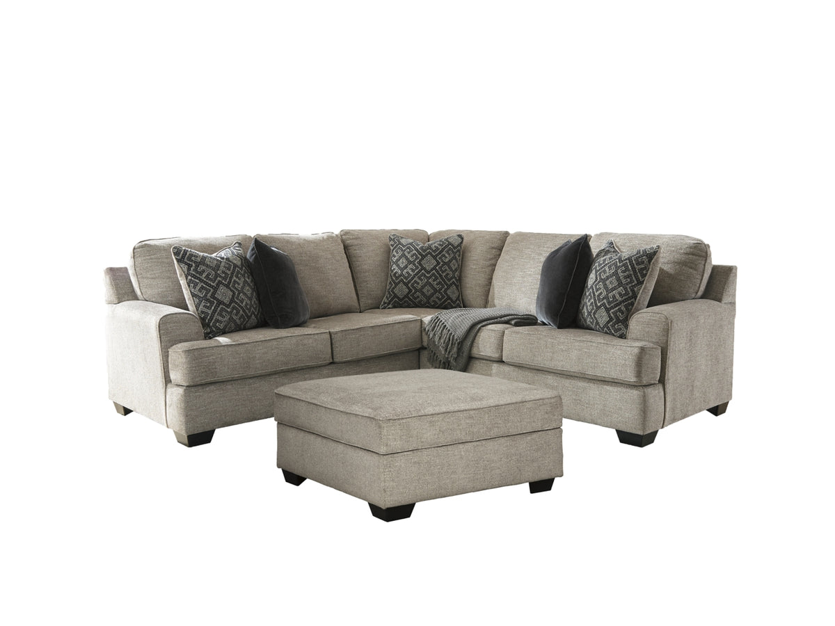 Bovarian 2-Piece Sectional with Ottoman - PKG001479