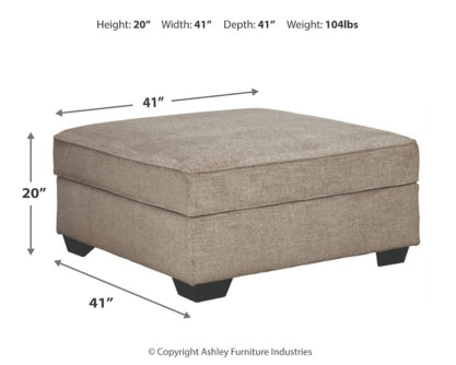 Bovarian 2-Piece Sectional with Ottoman - PKG001481