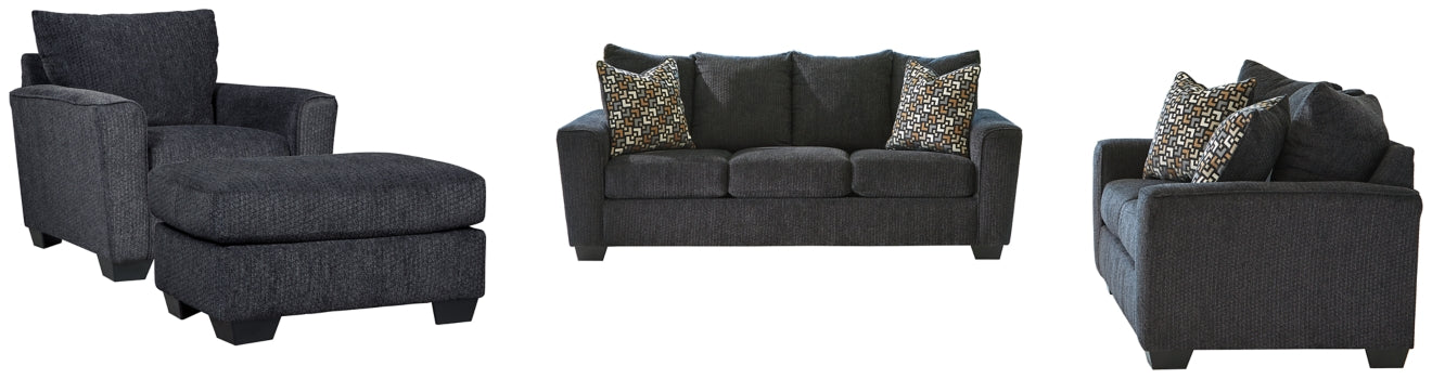 Wixon Sofa, Loveseat, Chair and Ottoman
