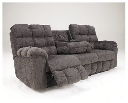 Acieona Reclining Sofa with Drop Down Table