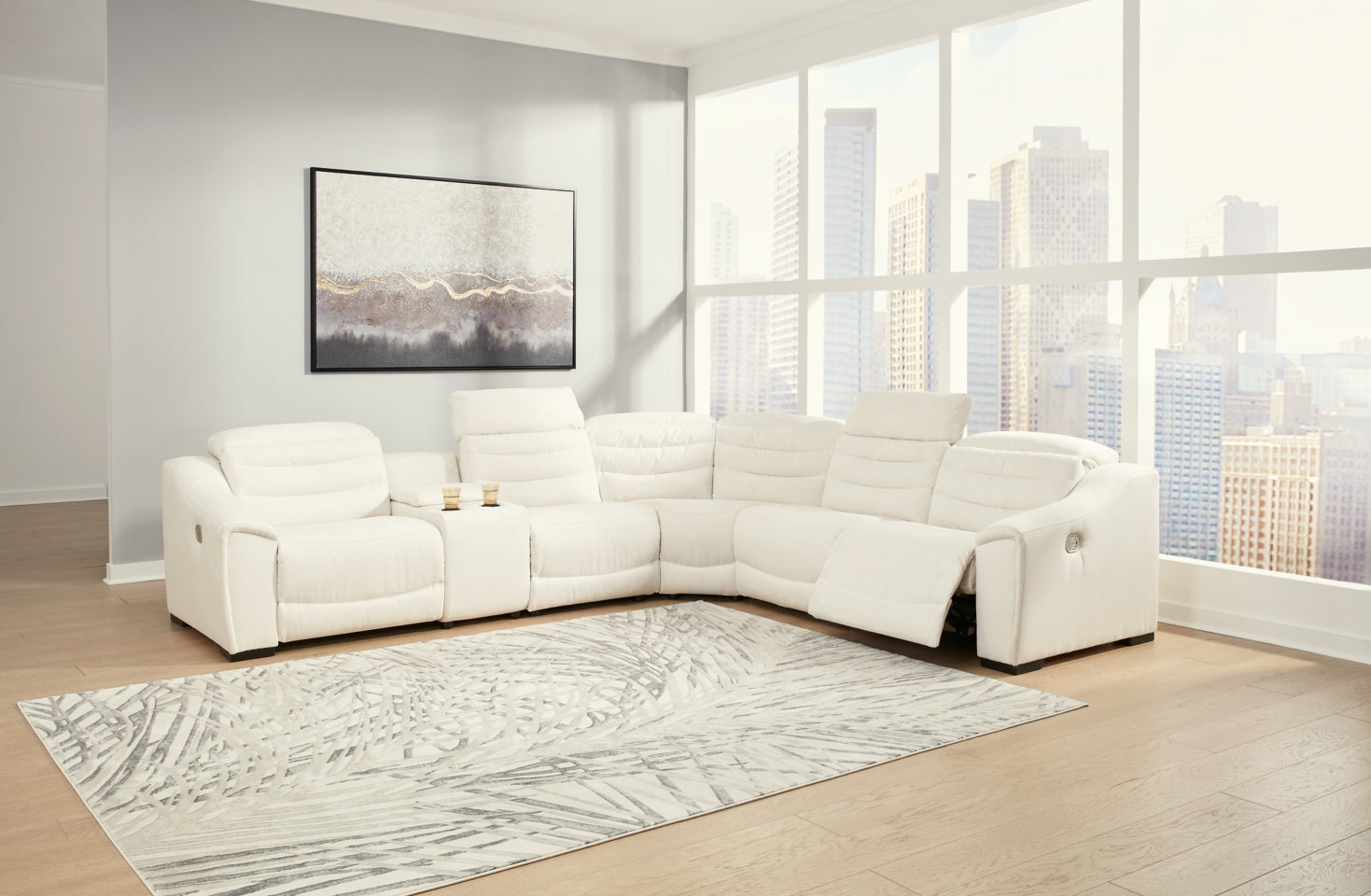 Next-Gen Gaucho 6-Piece Sectional with Recliner - PKG013109