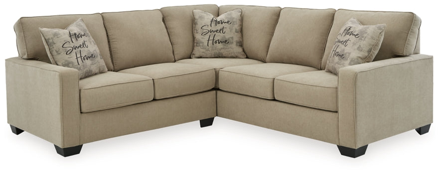 Lucina 2-Piece Sectional with Ottoman - PKG013133