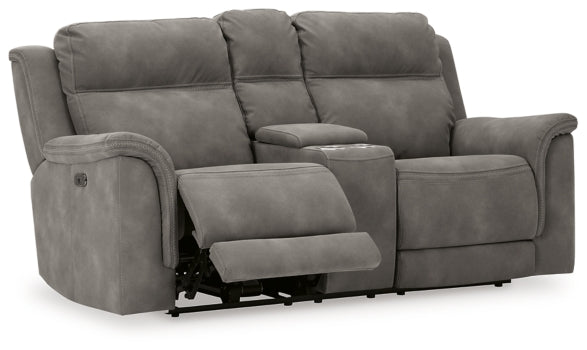 Next-Gen DuraPella Power Reclining Loveseat with Console
