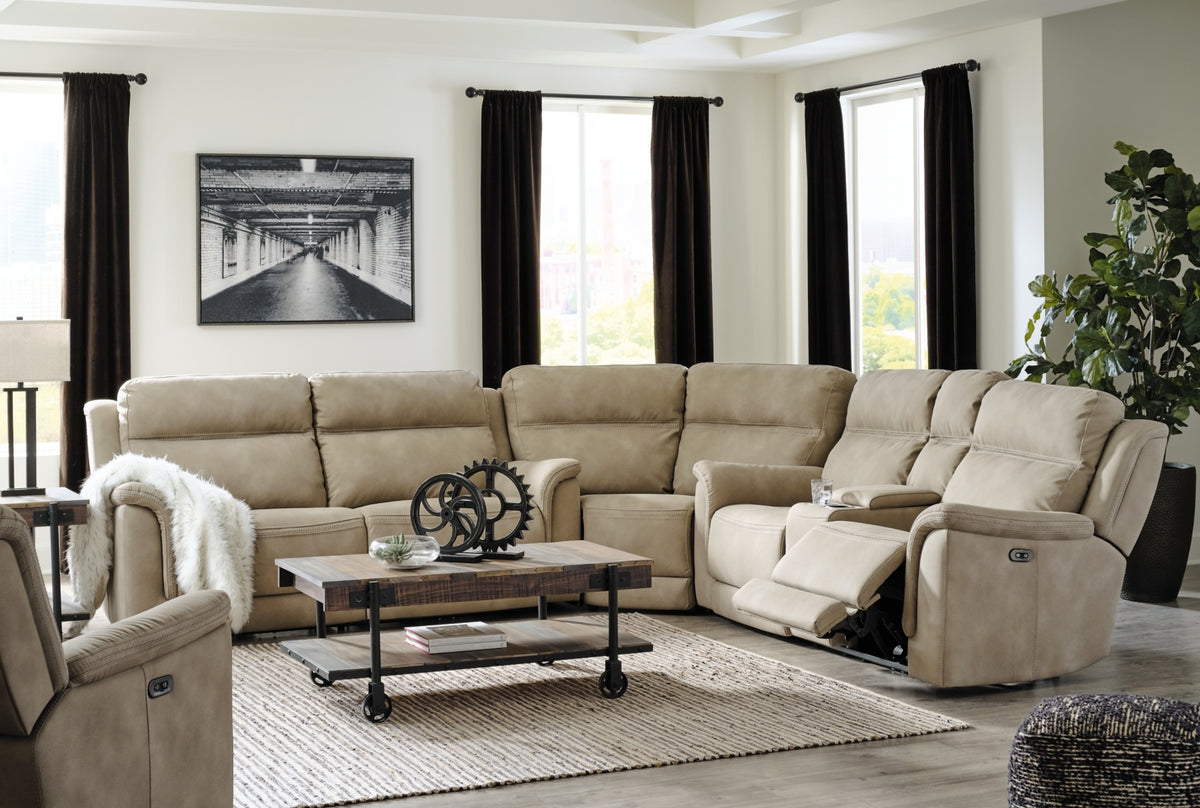 Next-Gen DuraPella 3-Piece Sectional with Recliner - PKG008169