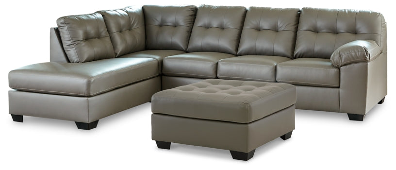 Donlen 2-Piece Sectional with Ottoman - PKG013147