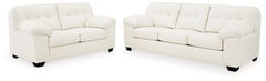 Donlen Sofa and Loveseat