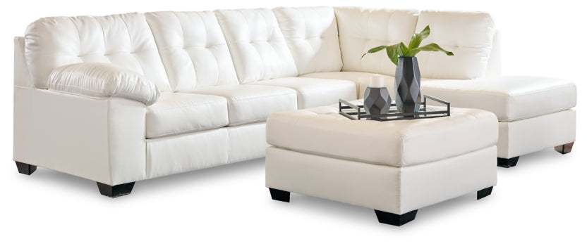 Donlen 2-Piece Sectional with Ottoman - PKG013152