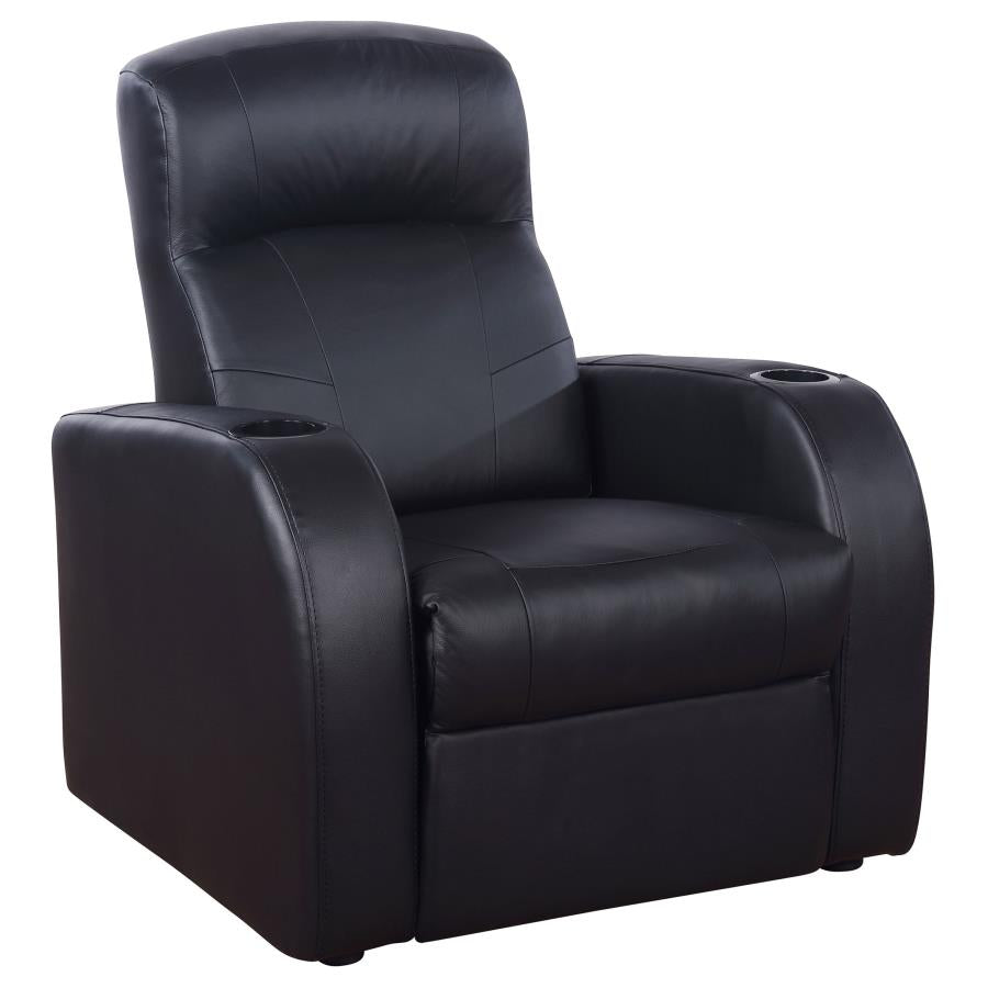 Cyrus Black Recliner