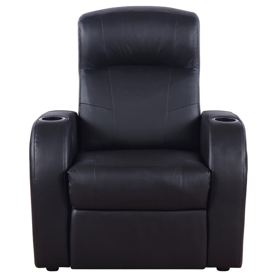 Cyrus Black Recliner