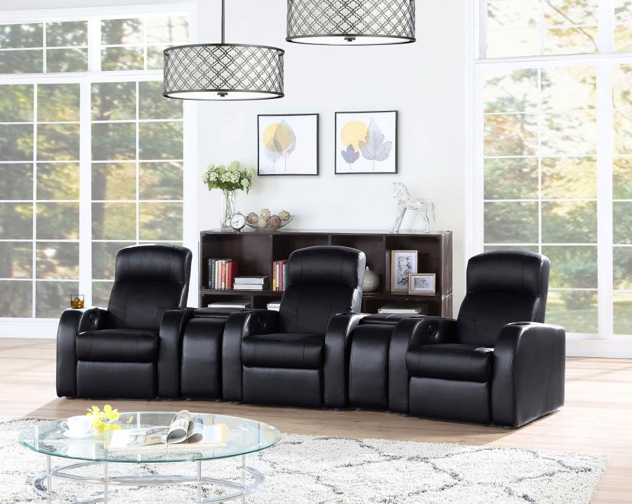 Cyrus Black Recliner