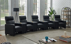 Toohey Black 9 Pc Theater Seating (5r)