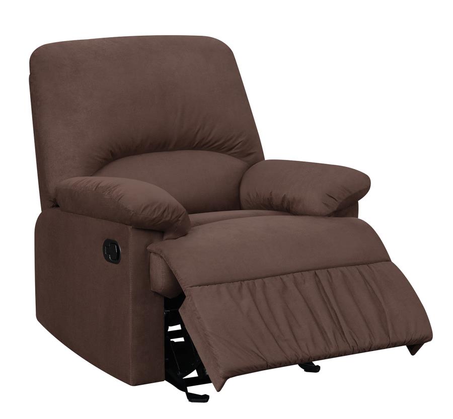Brown Glider Recliner