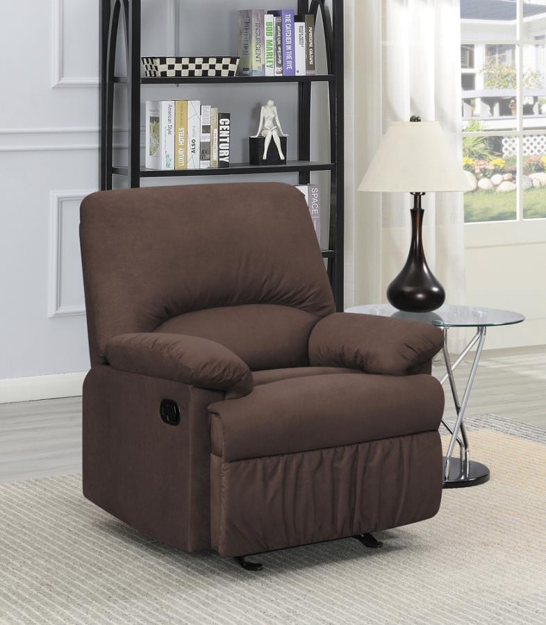 Brown Glider Recliner