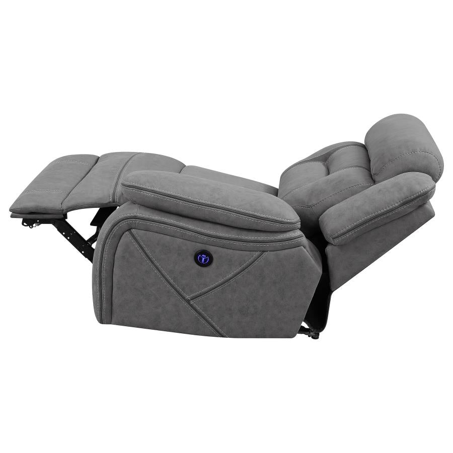 Higgins Grey Raf Power Recliner