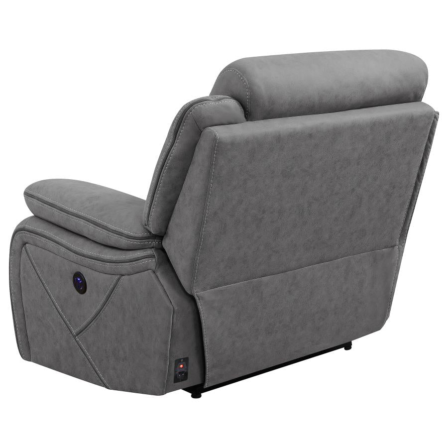 Higgins Grey Raf Power Recliner