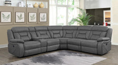 Higgins Grey 4 Pc Power Sectional